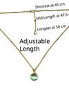 14K Gold or Platinum Plated Round Enamel Medallion 925 Sterling Silver Pendant with Necklace